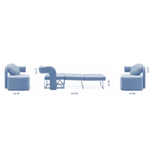 Sillón cama Virgola Campeggi