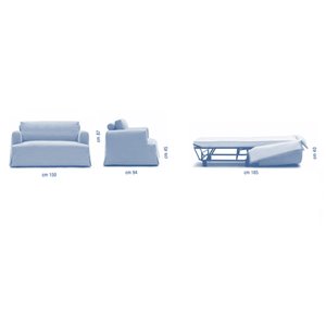 Sofá cama Zoe Campeggi