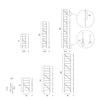 Soporte pie Tria 24/36 Mobles 114
