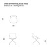 Silla Monk giratoria Prostoria