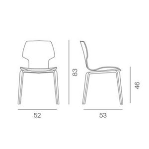 Silla Gràcia Wood textil Mobles 114