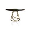 Mesa Louis Redonda Cristal Bontempi