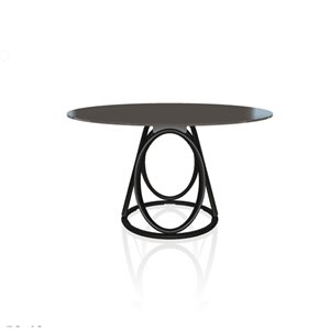 Mesa Louis Redonda Cristal Bontempi