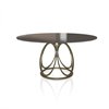 Mesa Louis Redonda Cristal Bontempi