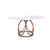 Mesa Louis Redonda Cristal Bontempi