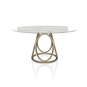 Mesa Louis madera/mármol Bontempi