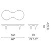 Mesa de centro Orgone Cappellini