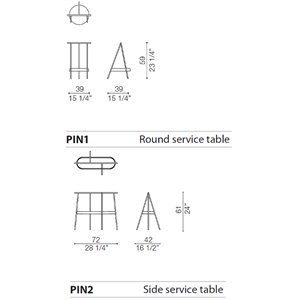 Mesa auxiliar Pinch Cappellini