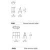 Mesa auxiliar Pinch Cappellini