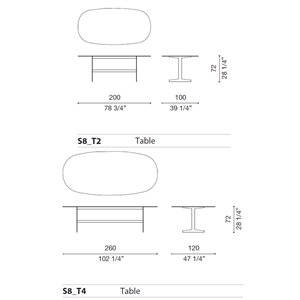 Mesa Simplon Cappellini