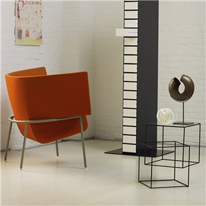 Mesa auxiliar Thin Black Cappellini