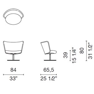 Butaca Embroidery simple Cappellini