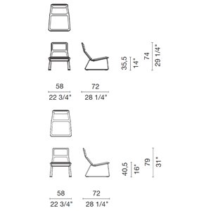 Butaca Low Pad Cappellini