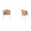 Sillón Copa base cuatro patas metálicas Viccarbe