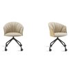 Sillón Copa base con ruedas Viccarbe