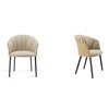 Sillón Copa base cuatro patas madera Viccarbe