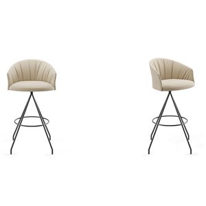 Taburete Copa base giratoria Viccarbe