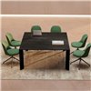 Silla Aleta base giratoria Viccarbe