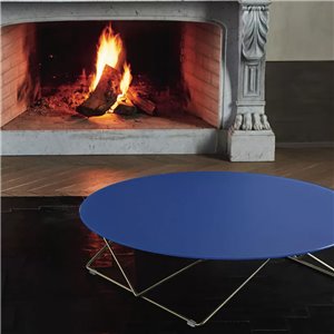 Mesa Auxiliar Flexus Redonda Bontempi