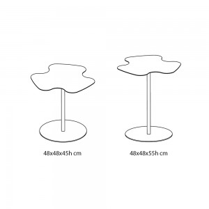 Mesa auxiliar Flower de Bontempi. Complementos de hogar de diseño italiano.