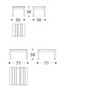 Mesa auxiliar Barcode Varaschin