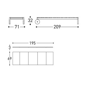 Tumbona Barcode Varaschin