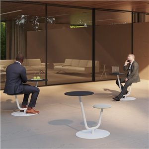 Mesa auxiliar Solar tapizada Outdoor Viccarbe