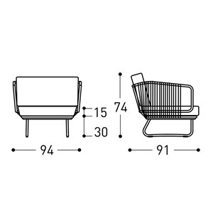 Sillón Babylon Varaschin