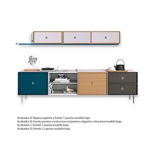 Mueble salón Nara 2 Arlex