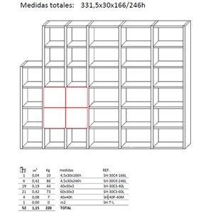Estantería Shelves Arlex