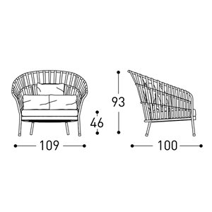 Sillón Emma Cross Varaschin