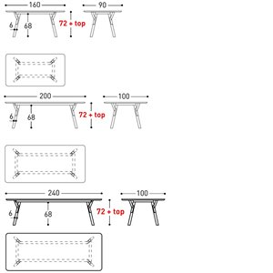 Mesa Link rectangular Varaschin