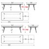 Mesa extensible Link Varaschin
