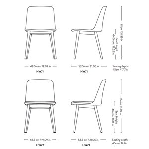 Silla Rely madera &Tradition