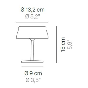 Lámpara sobremesa Sister Light mini Zafferano