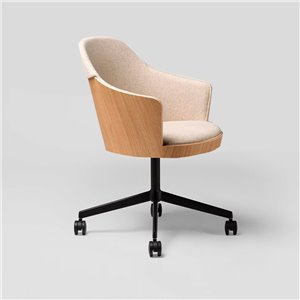 Sillón Kaiak 4R tapizado Ruedas Enea