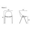 Silla Mate C Tapizada Enea