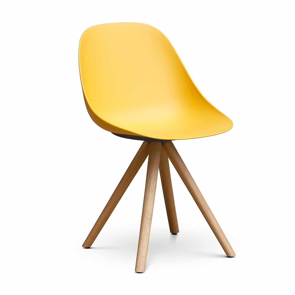 Silla Mate Spin wood Enea