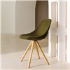 Silla Mate Spin wood tapizada Enea