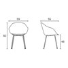 Silla Lore 4L tapizada Enea
