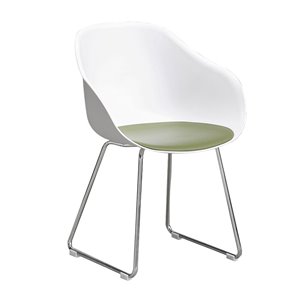 Silla Lore Patín con cojín polipropileno Enea