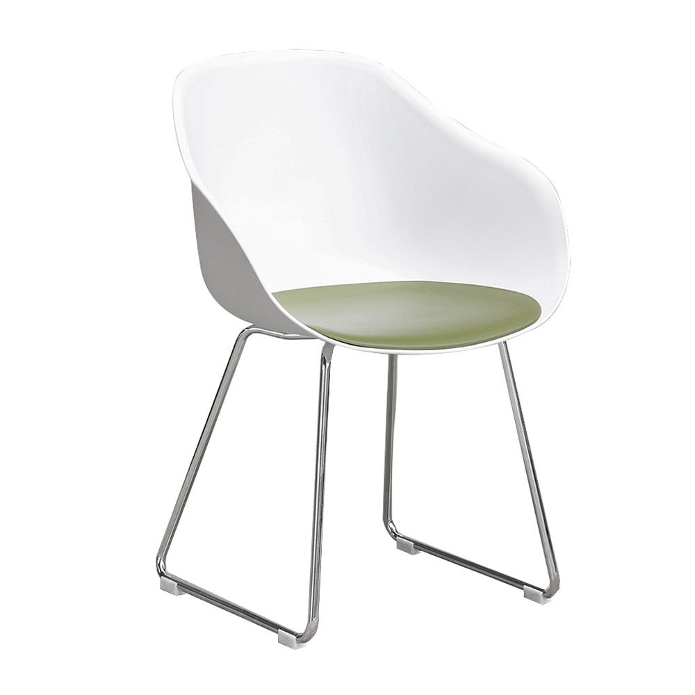 Silla Lore Patín con cojín polipropileno Enea
