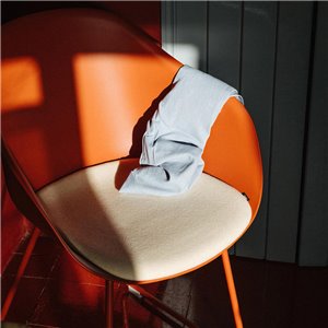 Silla Lore Patín con cojín polipropileno Enea