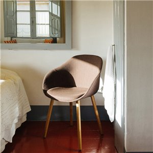 Silla Lore Wood tapizada Enea