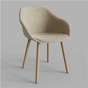 Silla Lore Wood tapizada Enea
