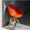 Silla Lore Spin wood con cojín Enea