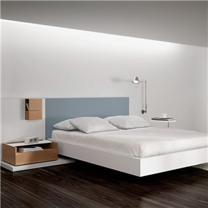 Mesa auxiliar cajón índigo de Arlex. Muebles de diseño.