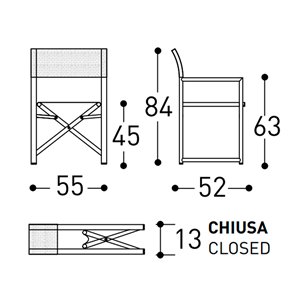 Silla plegable Victor Varaschin