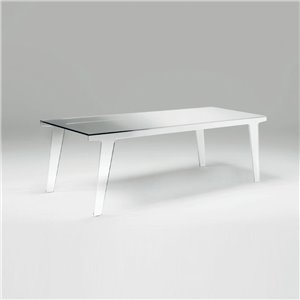 Mesa rectangular Faint Glas Italia