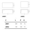 Mesa Jabot Glas Italia
